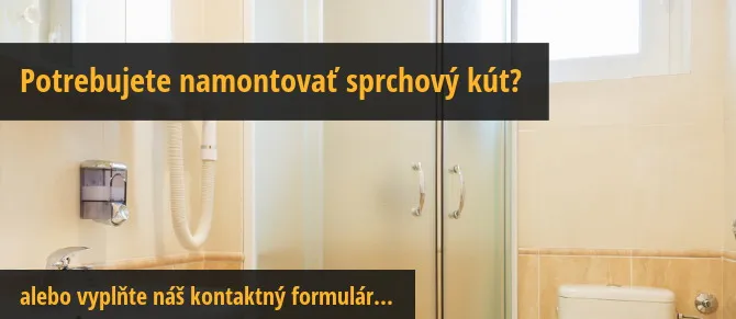 montáž sprchového kúta