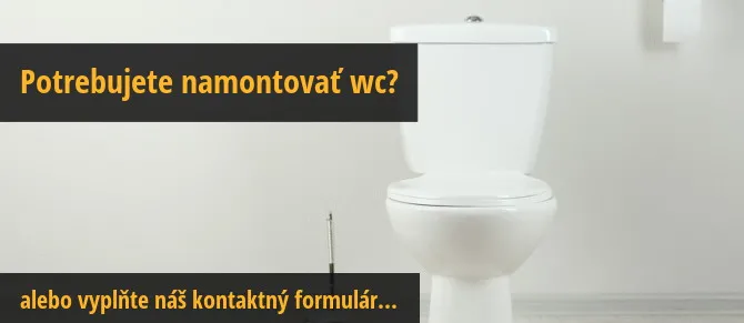 montáž výmena wc